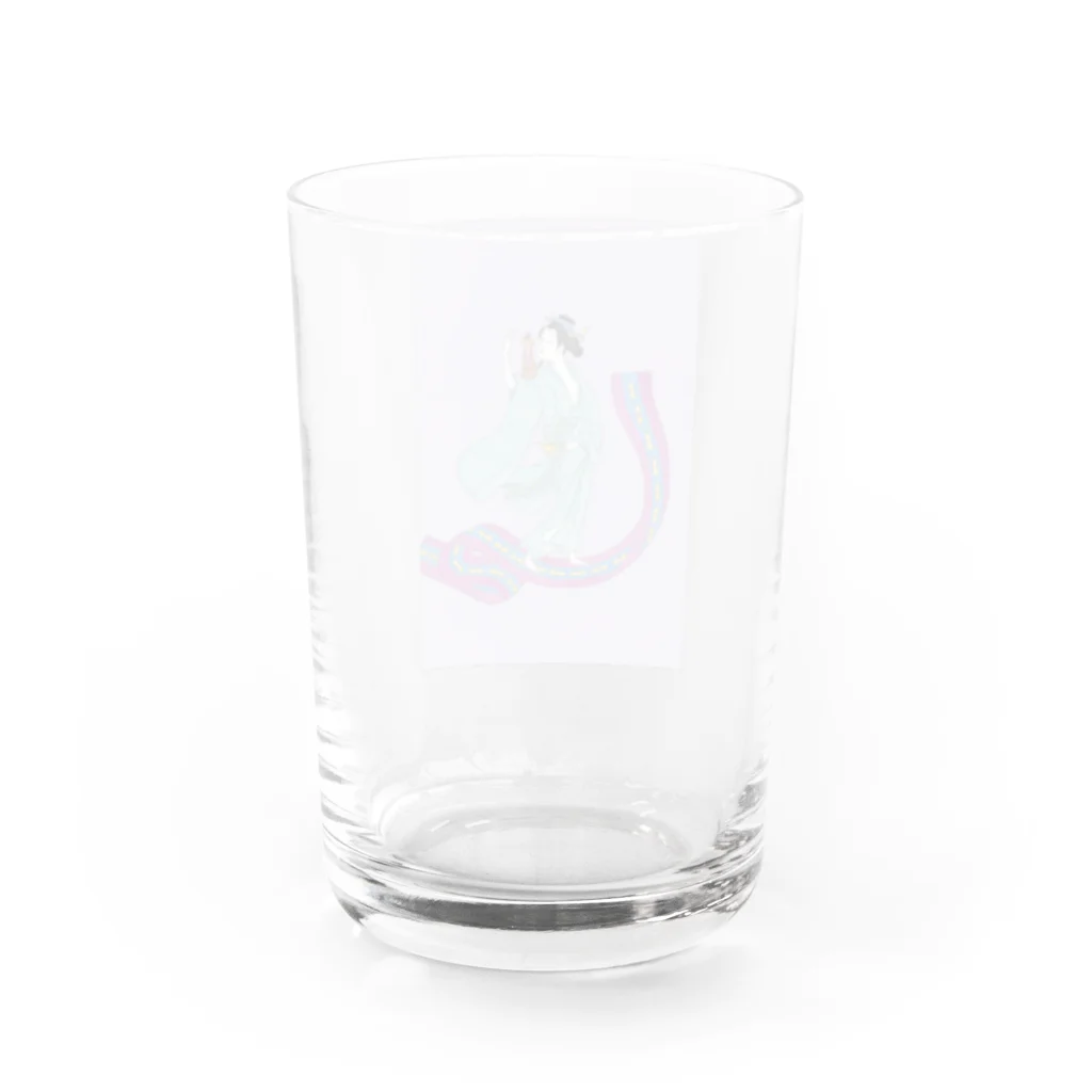 keeeeeep smilingの帯じゃ飛べんでしょ... 「アブーという名の猫」 Water Glass :back