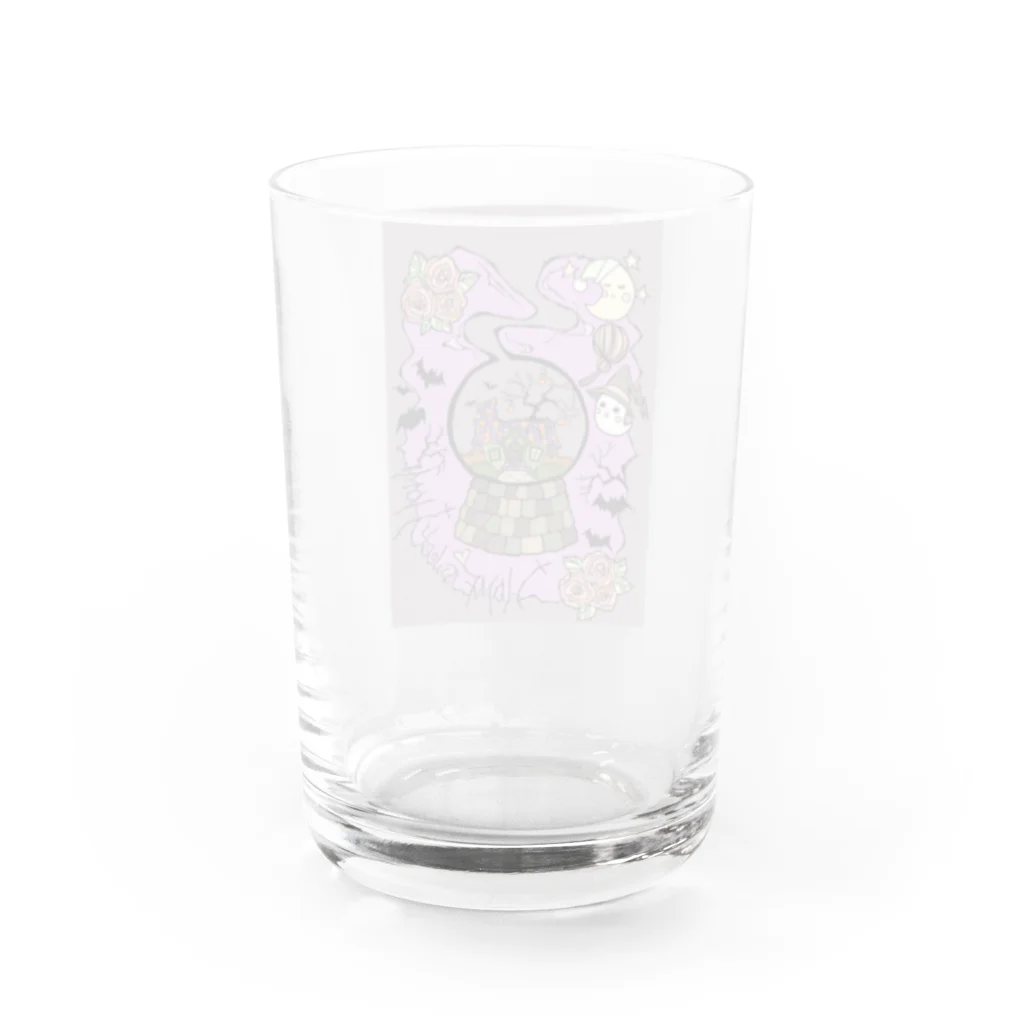 むぎちゃさぼてんのHOME sweet HOME Water Glass :back