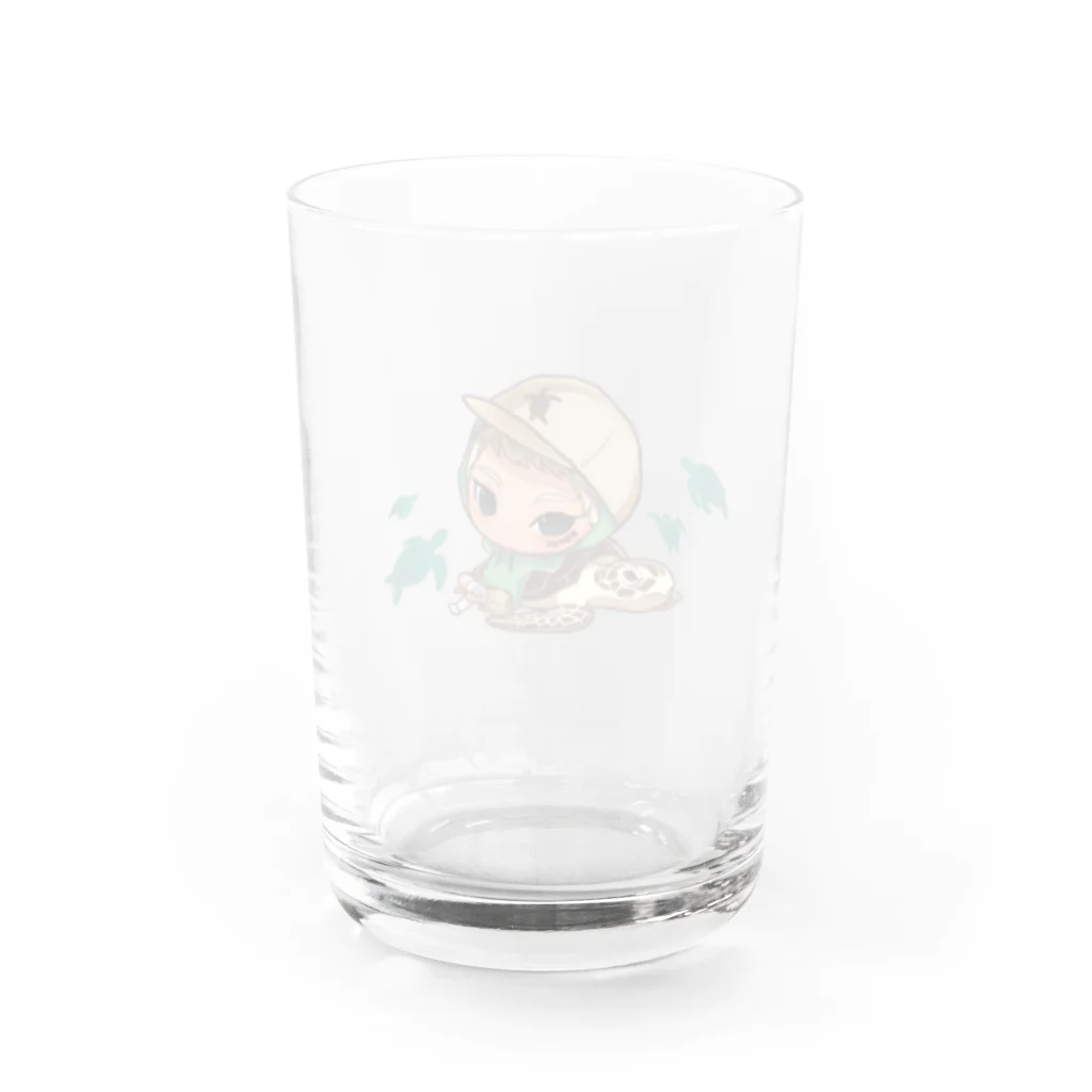 Now Floating...のうみがめ くん Water Glass :back