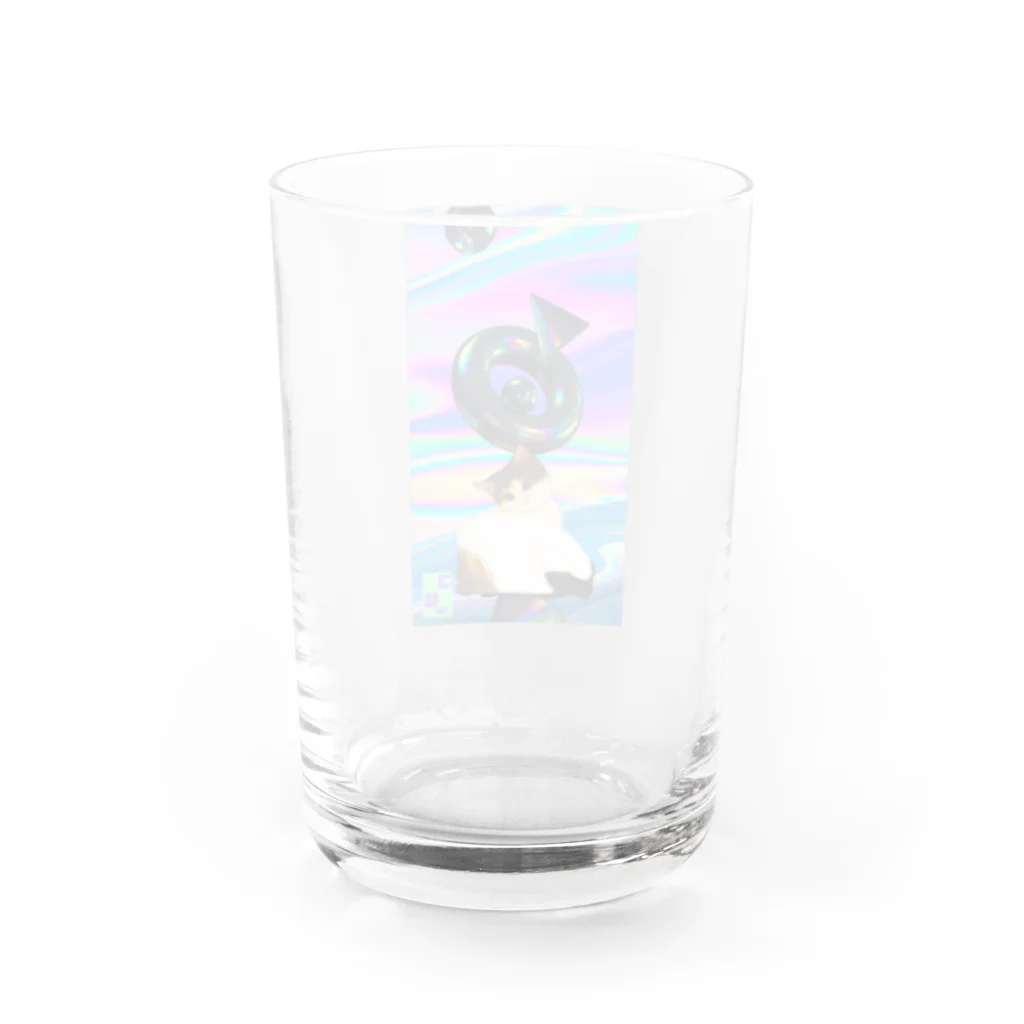 momo_emiのネオン2022 Water Glass :back