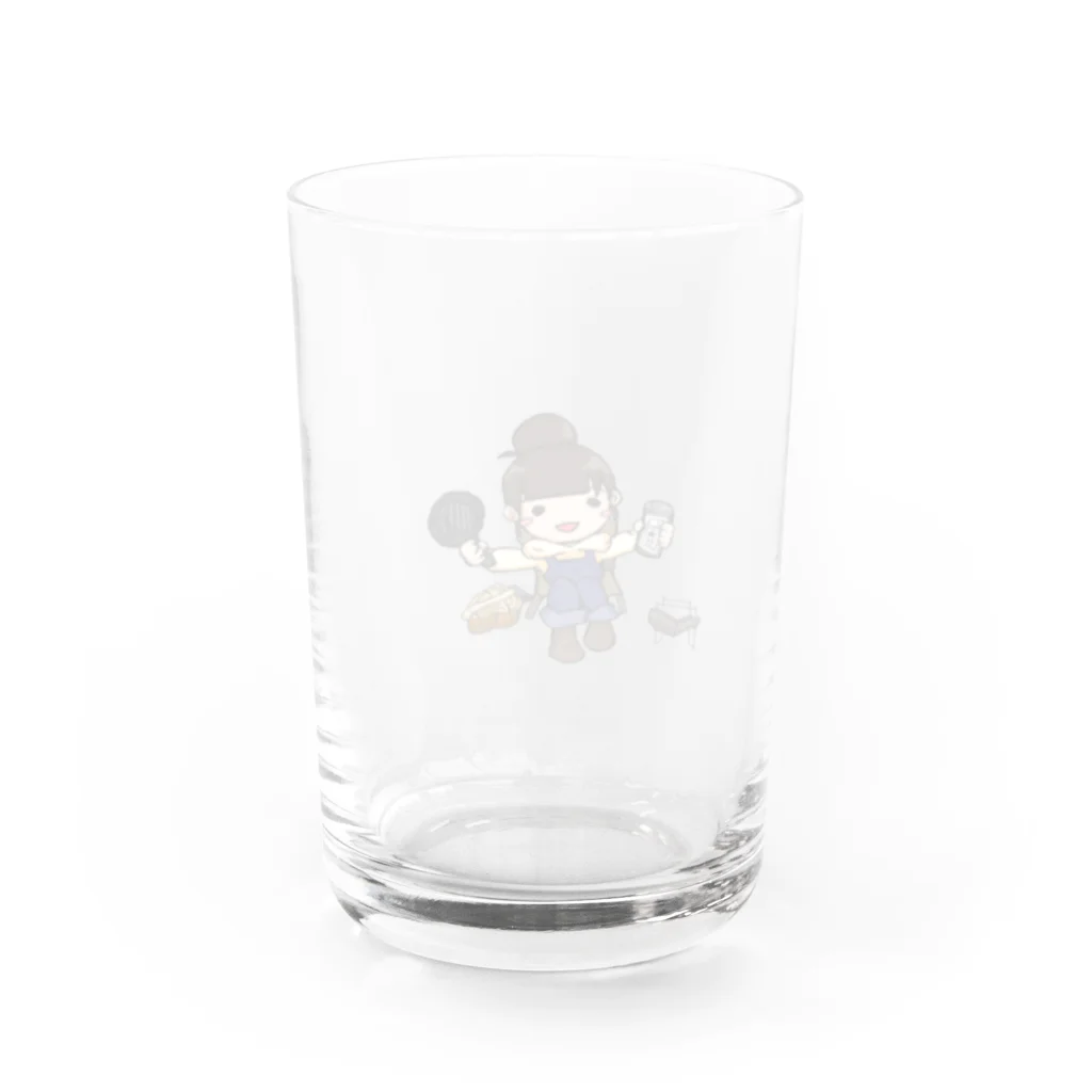 ⛺️みいこcamp のMiiiko Camp Water Glass :back