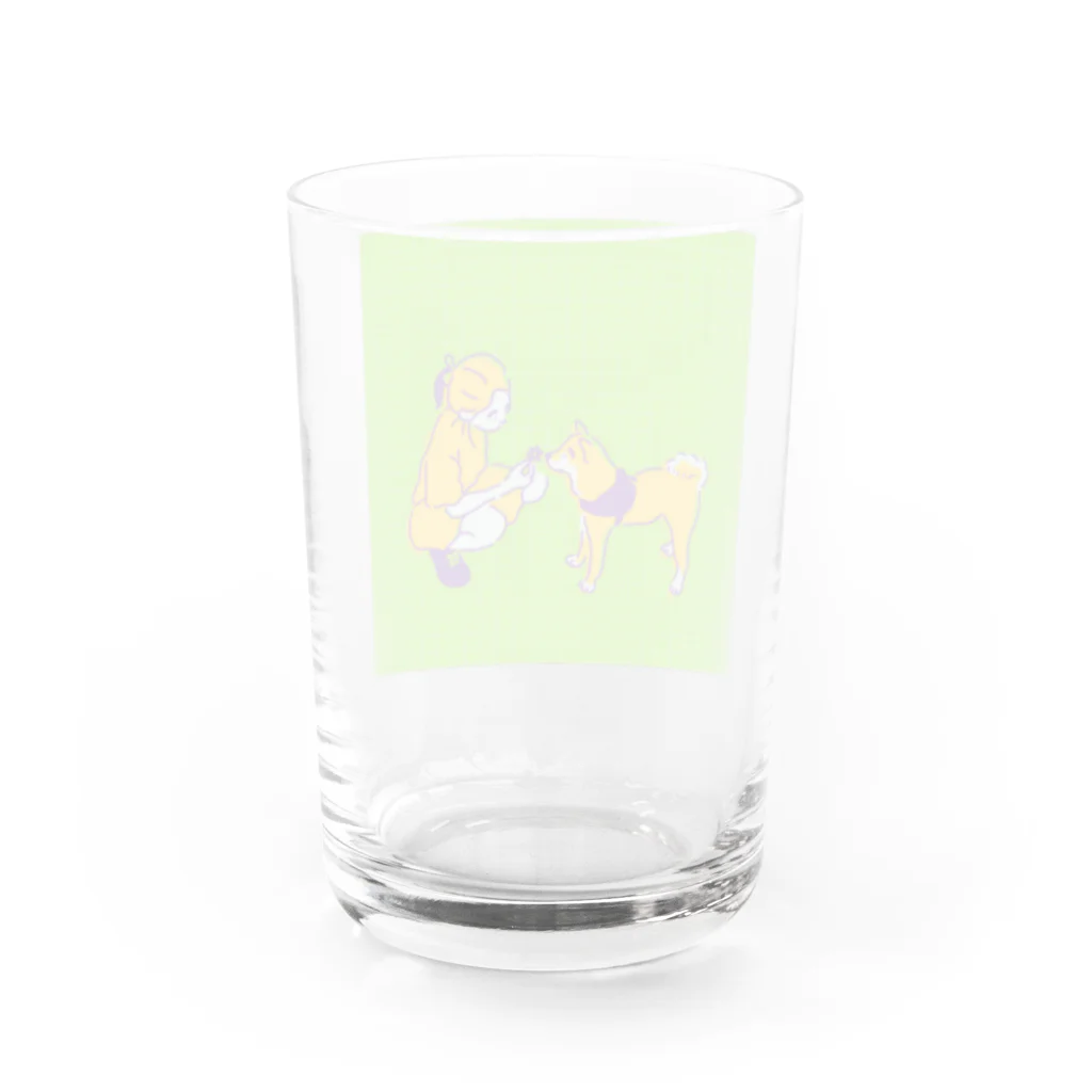 柴犬ポップライフ_眠る豆柴の柴犬ポップライフ_4 Water Glass :back