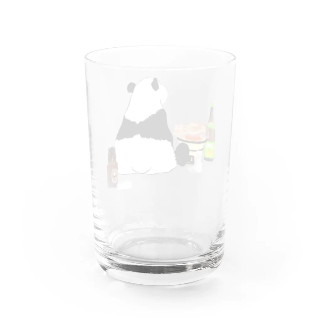 KaNaN〜パンダの晩酌パンダ🐼 Water Glass :back