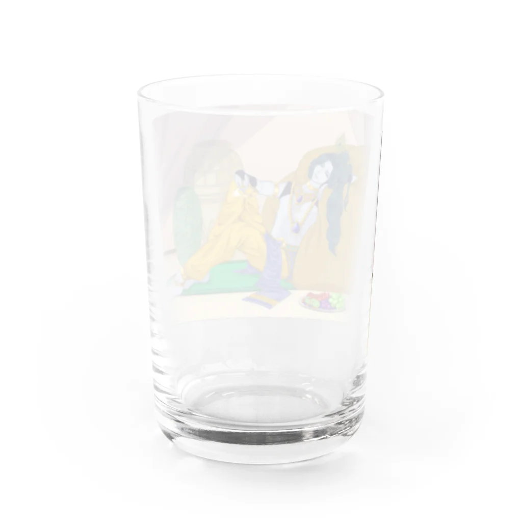 ちゃぱてぃんのグラス(ヴィシュヌ) Water Glass :back