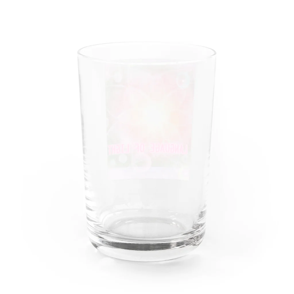 光のパステルアート　Hisaの光のパステルアート　天の花 Water Glass :back