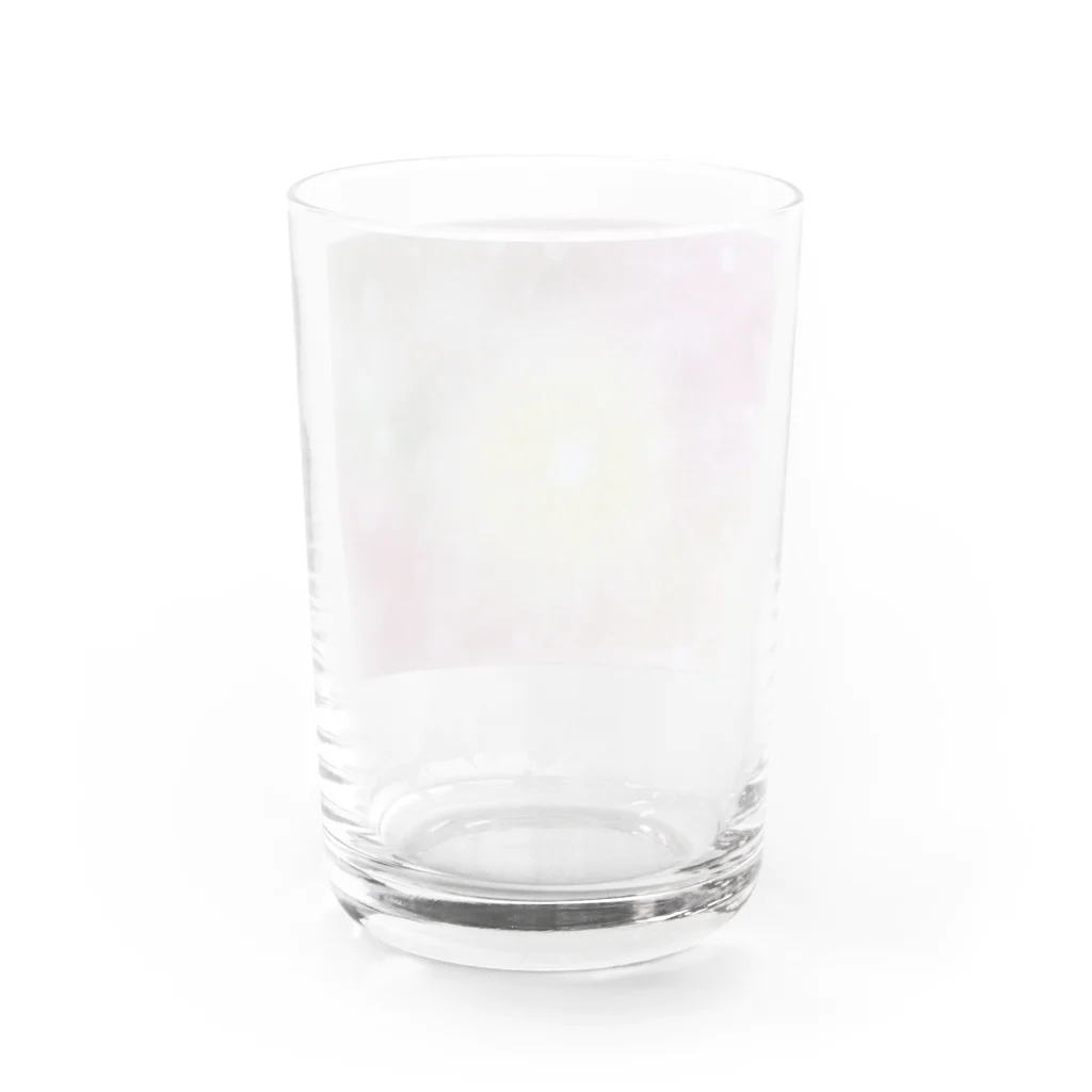 光のパステルアート　Hisaの光のパステルアート　ひかり Water Glass :back