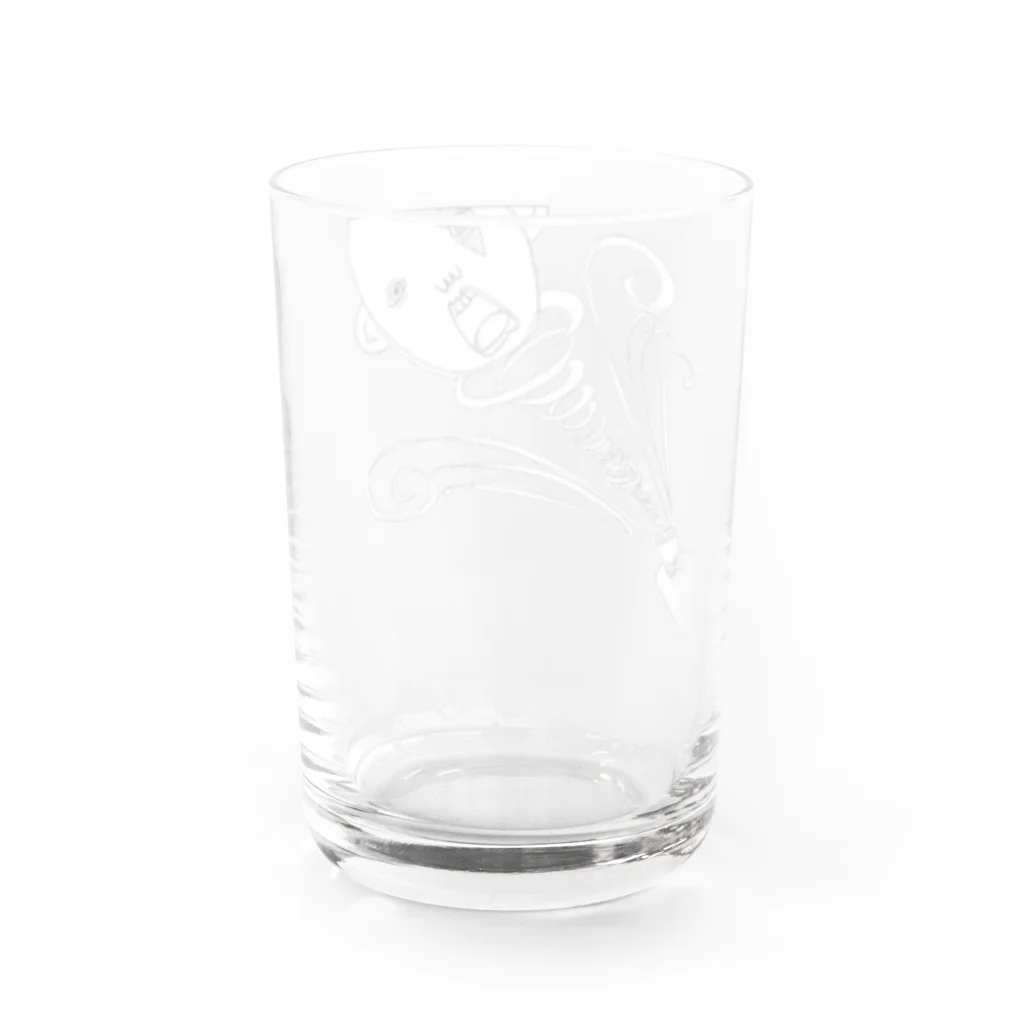 こじむら屋さん。の吃驚くん Water Glass :back