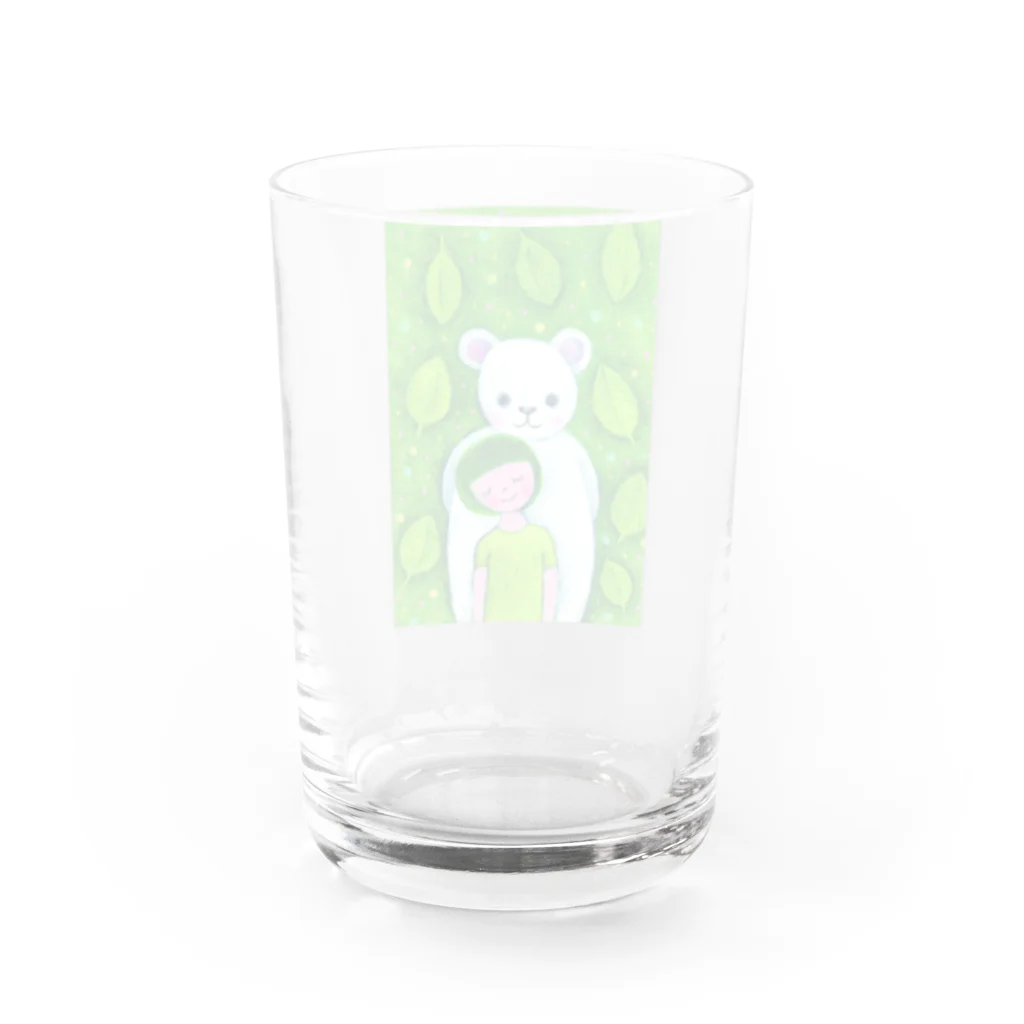 PETDOGSの「緑の気持ち」ロンググラス Water Glass :back