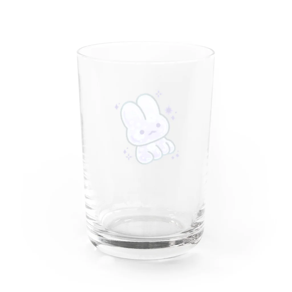 ❁みい❁のキラキラなうさぎ Water Glass :back