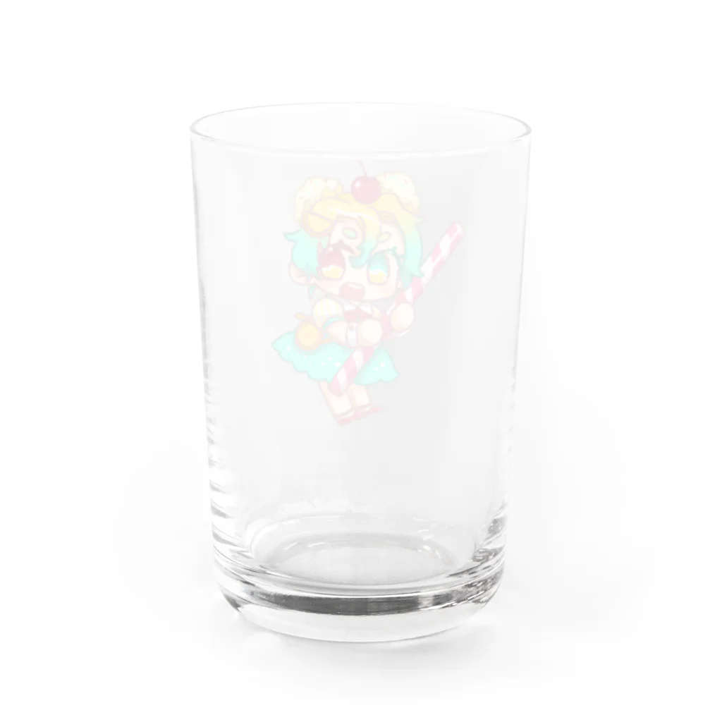 カラメリー･ファクトリーのカラメリーちゃん ソーダフロートver. Water Glass :back