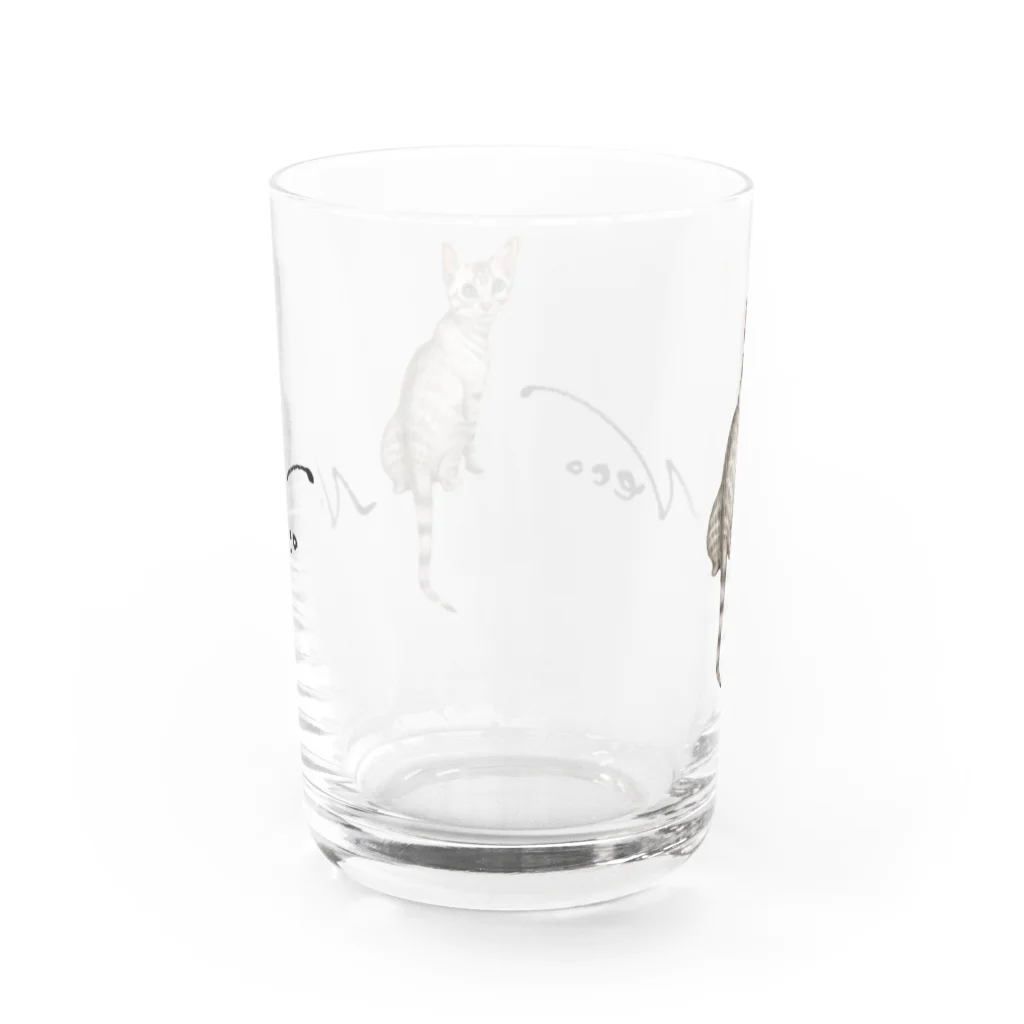 idumi-artの双子NECO Water Glass :back