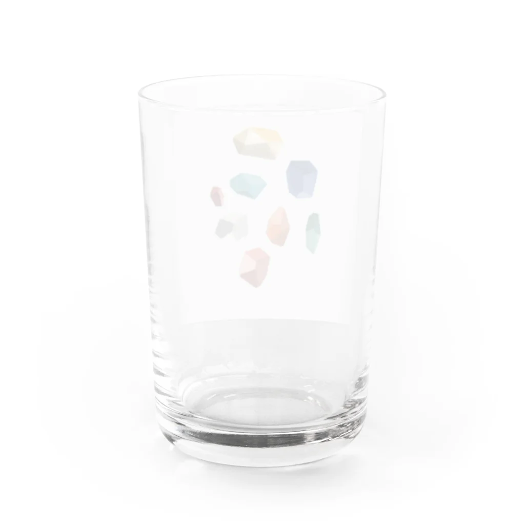 耳かき小旅行への切符の鉱物 Water Glass :back