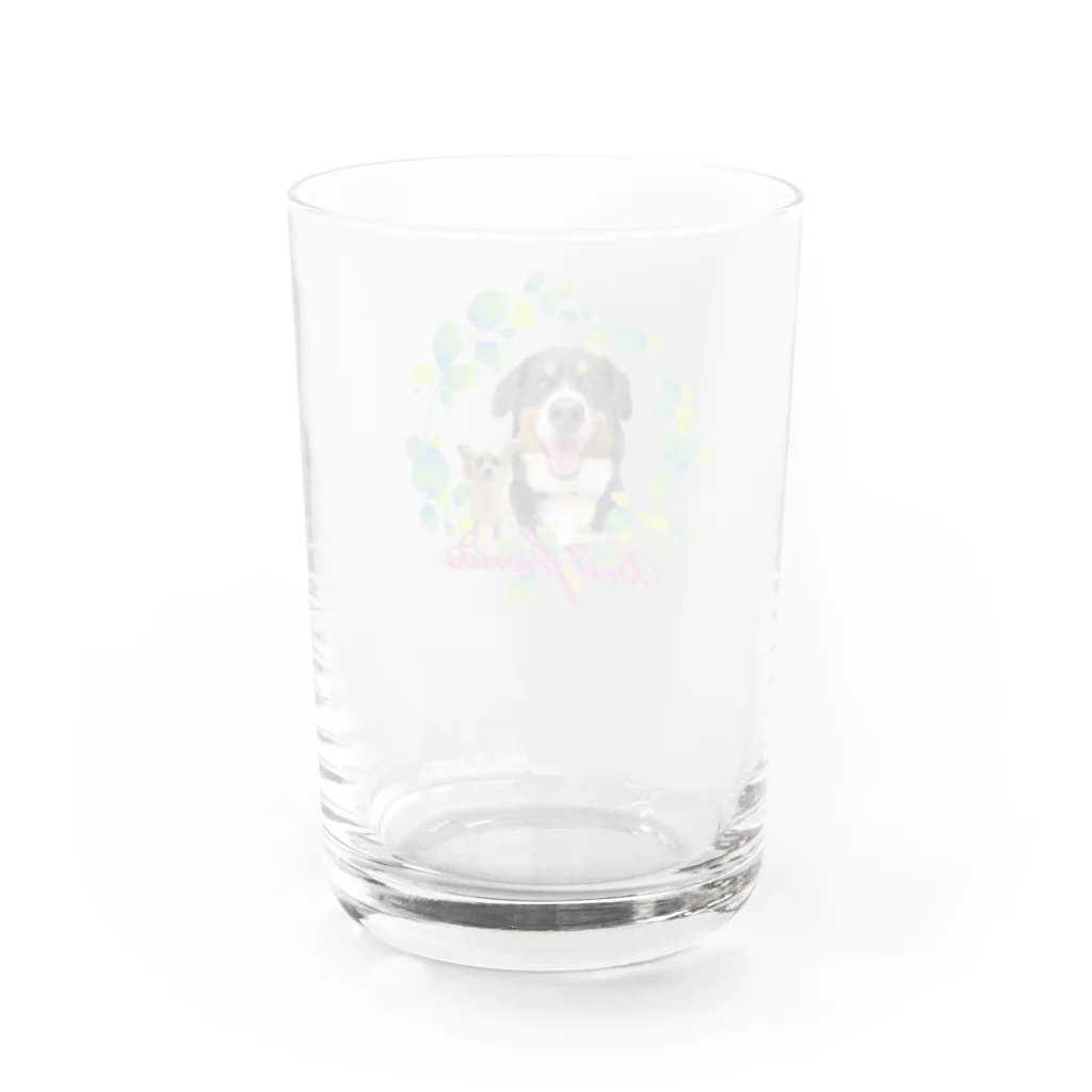 Linlin Houseのチワバニちゃん(ダブルトーン) Water Glass :back