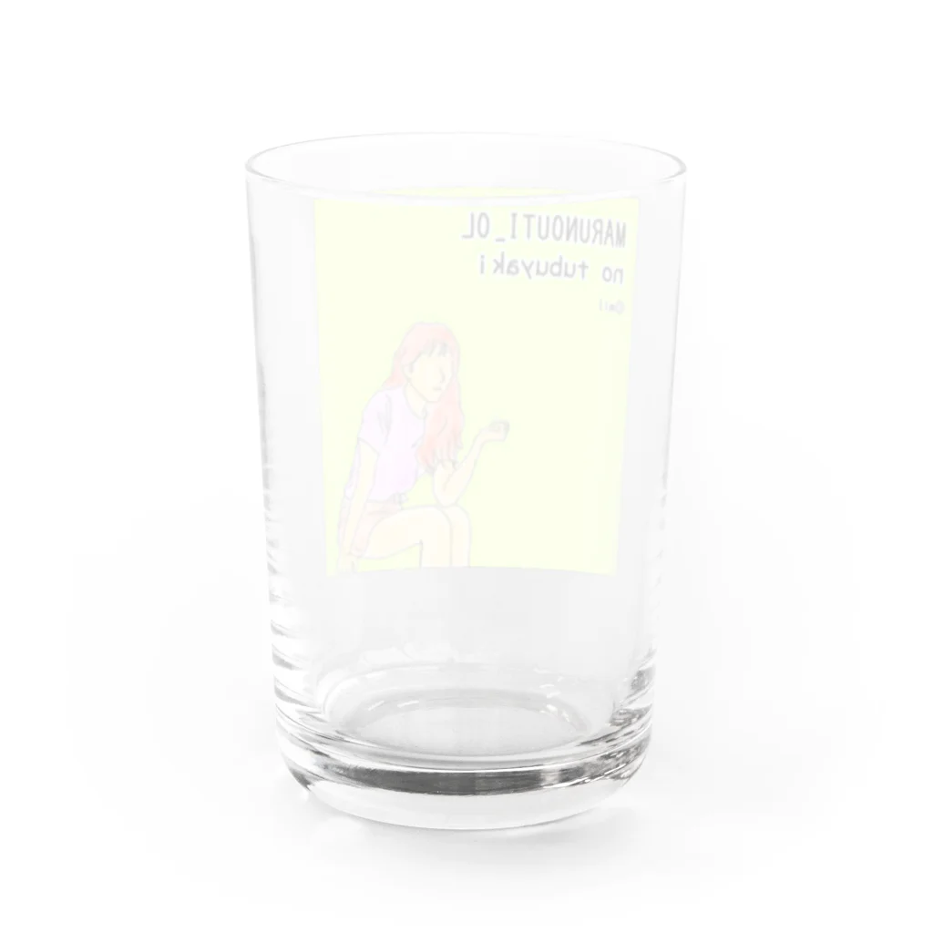 ©️みるの丸の内OLのつぶやきグッズ Water Glass :back