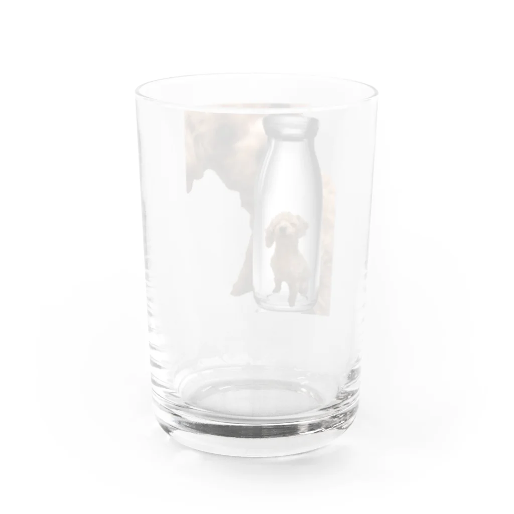 Ru.xxxのトイプードル☆Ru. Water Glass :back