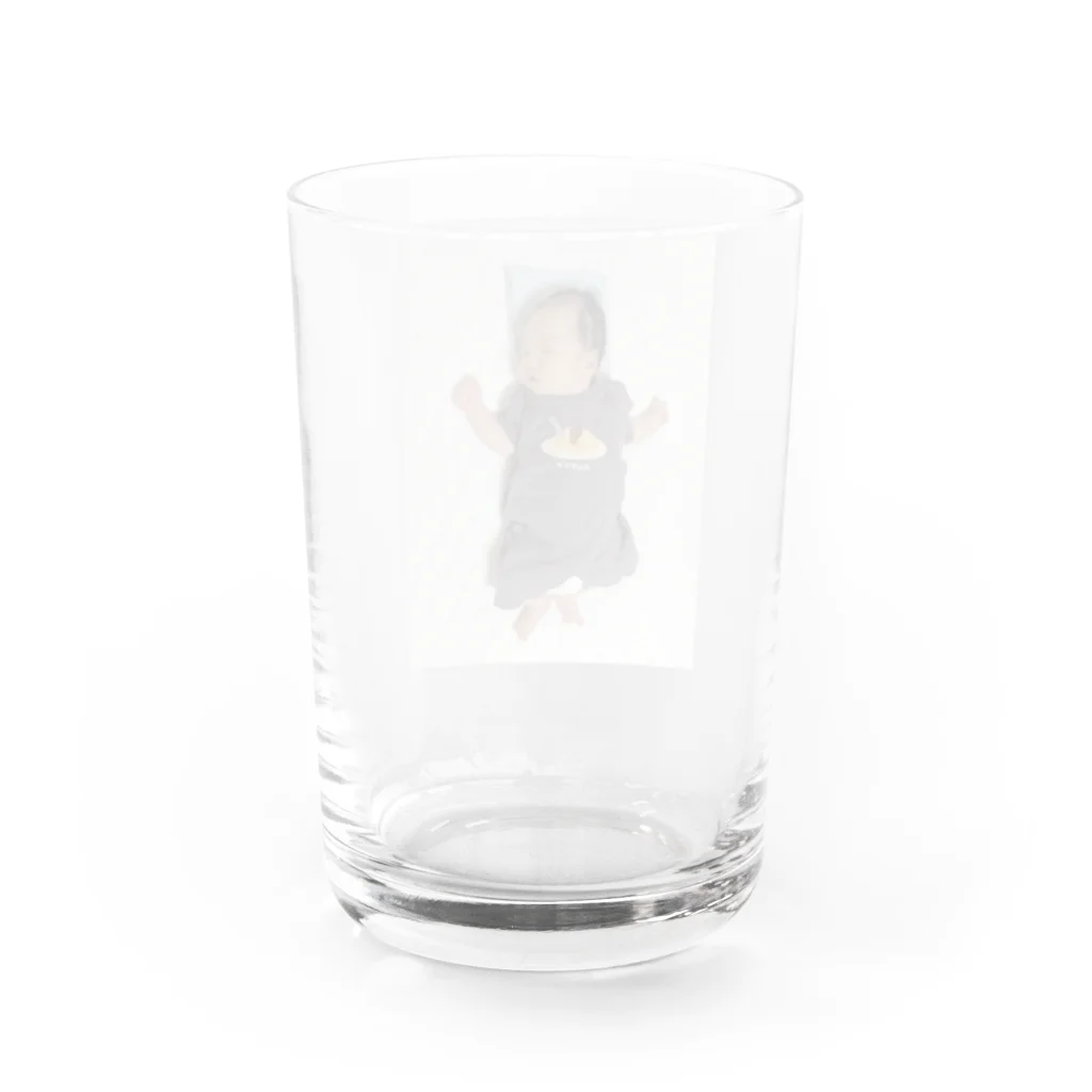 K_TaTaMiのオムライスあおちゃん Water Glass :back