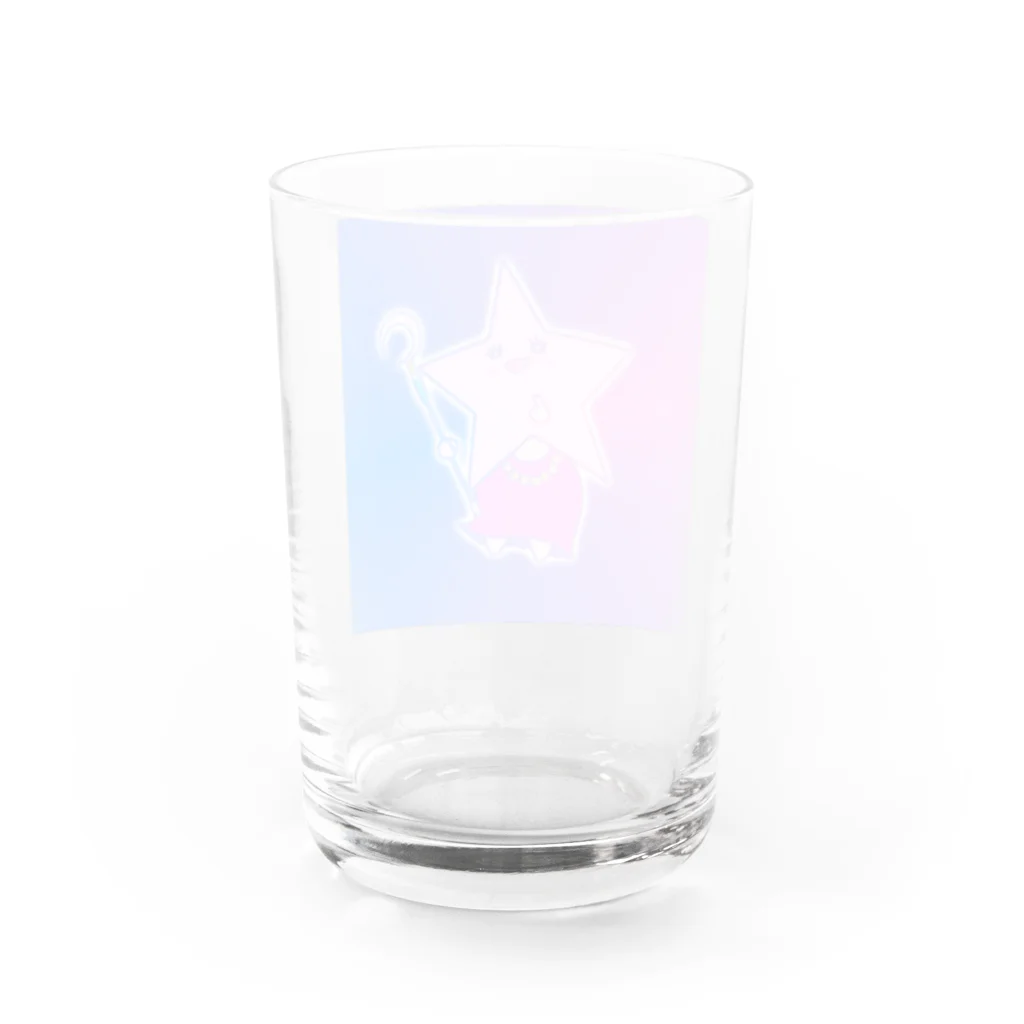 さきまるらんどの星しゃん⭐︎ Water Glass :back