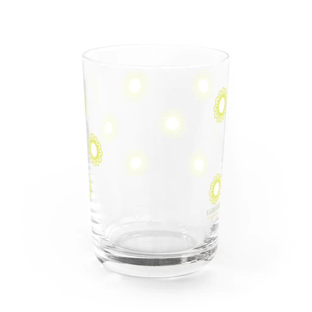 パティスリーハーモニカの昭和レトロ風ハーモニカ花(大き目) Water Glass :back