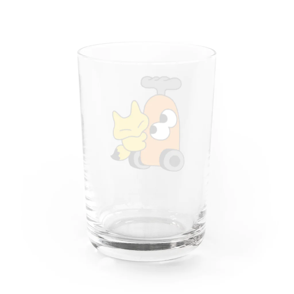 NOYのキツネライド Water Glass :back