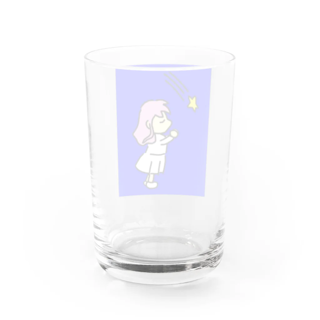 greetenの夜空　星に願いを Water Glass :back