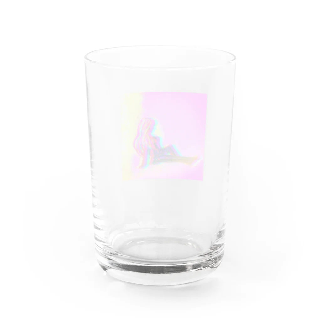 ルカルカのモダンガール Water Glass :back