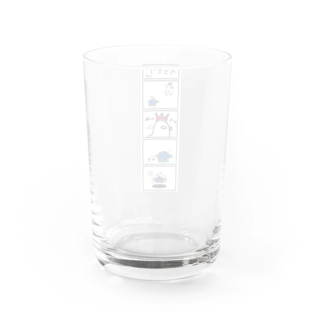 🐢かめきち🐬の7月限定アイテム「4コマ」グッズ！ Water Glass :back