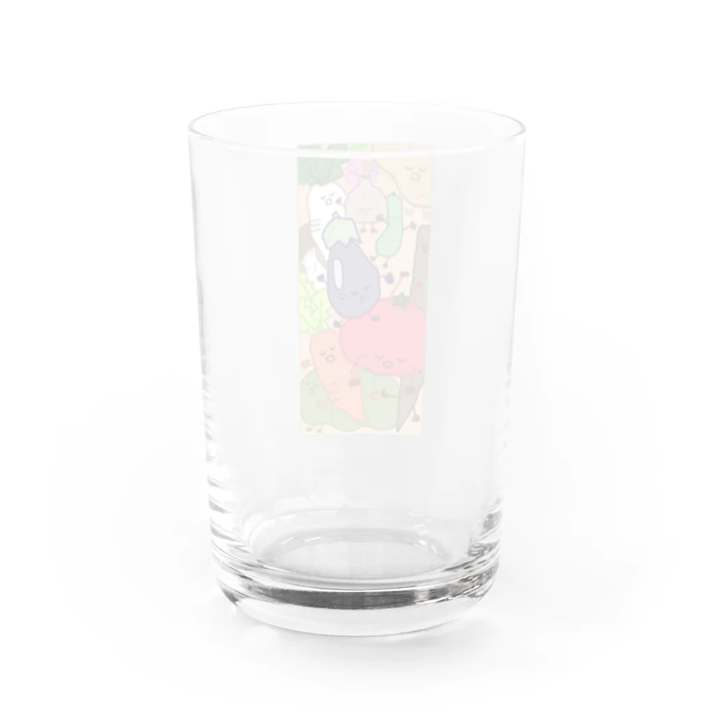 ほっこりのすやすやお野菜 Water Glass :back