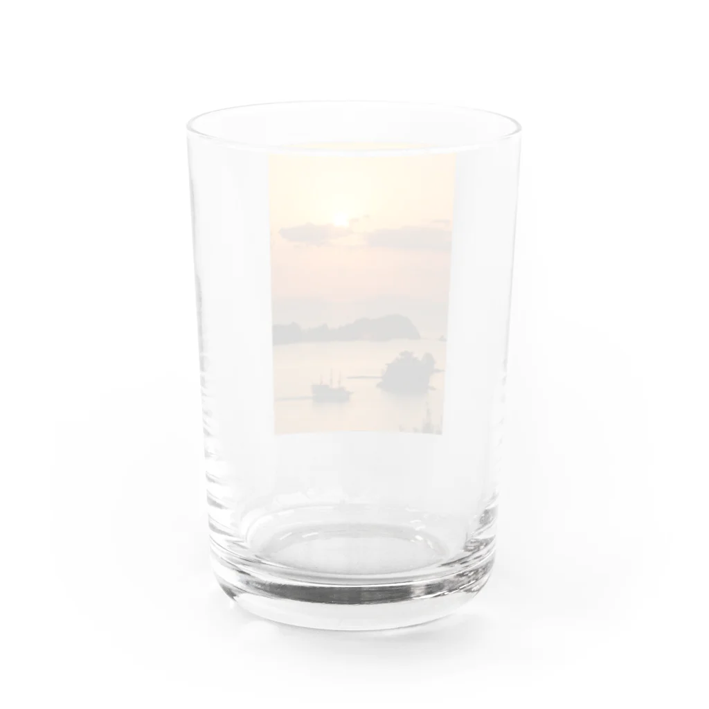 小佐々塾の九十九島 Water Glass :back