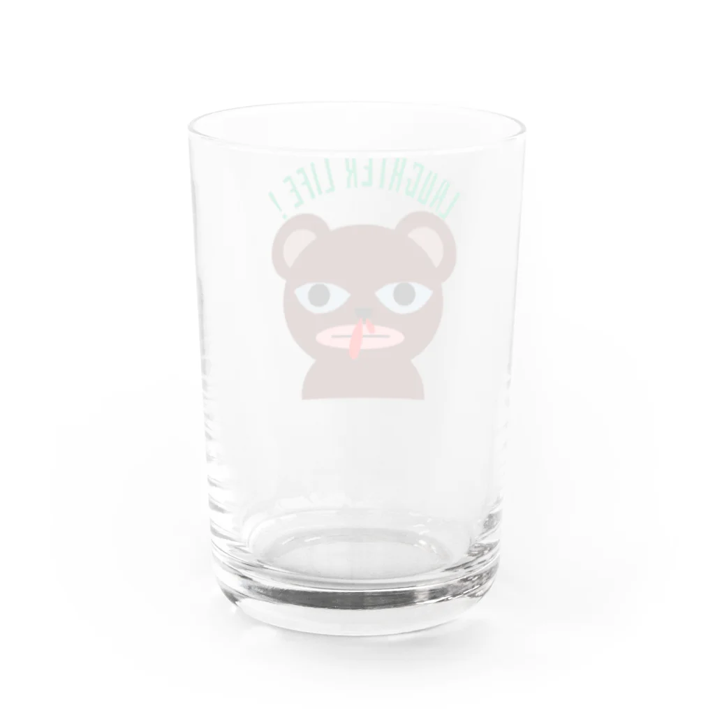 LAUGHTER  LIFE !のGOOD  BOY ! Water Glass :back