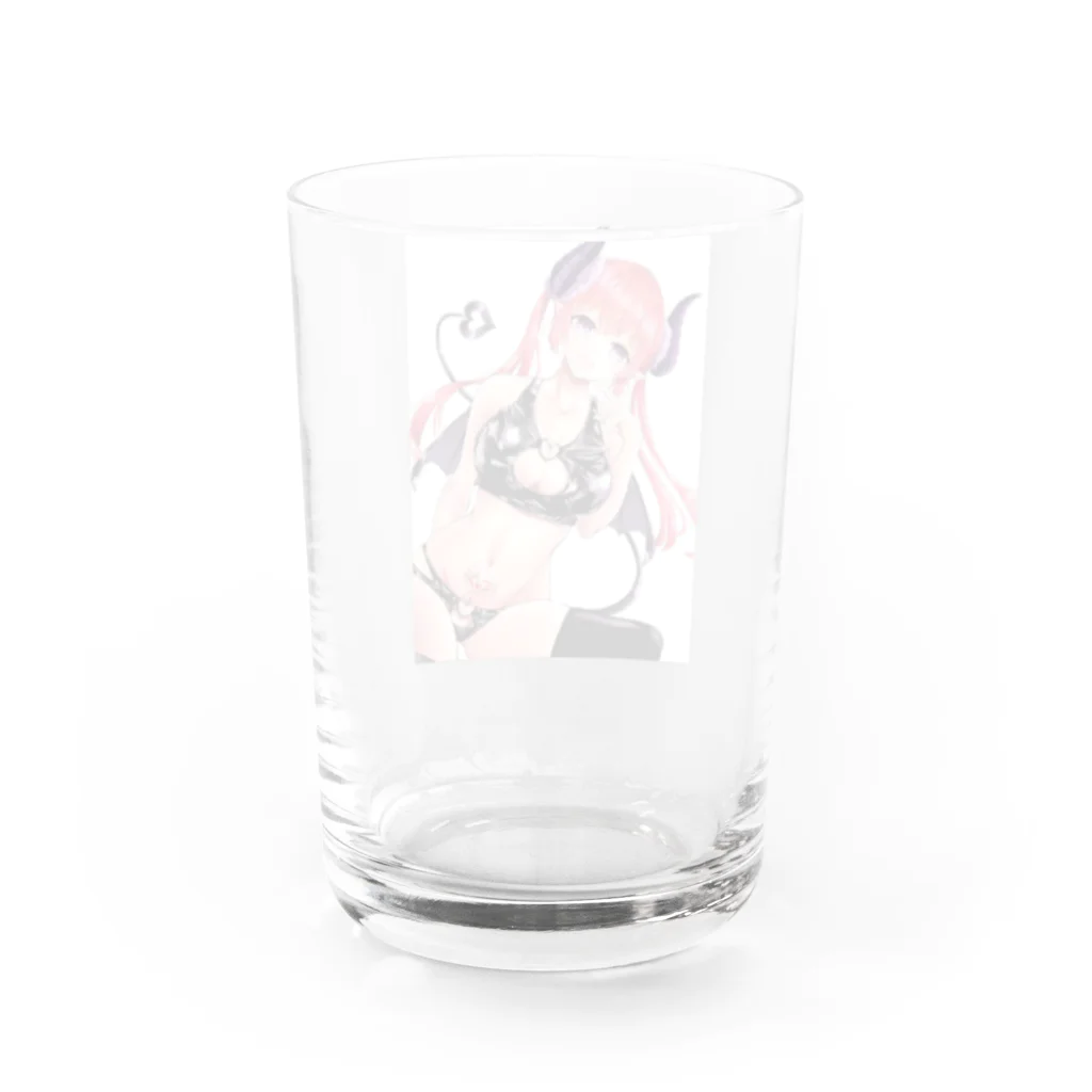 ✟sorairomiran✟のめんへらサキュバスちゃん Water Glass :back