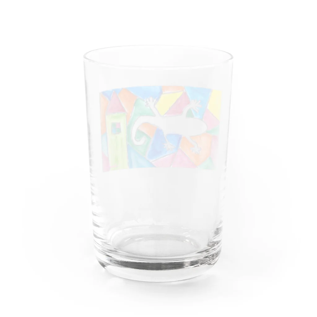 Emmust の2022やもちゃん Water Glass :back