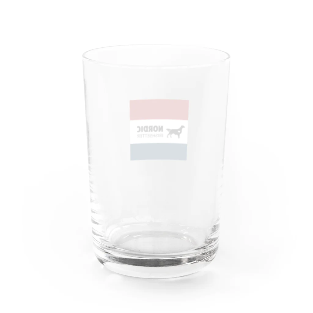 nordic_irishsetterのトリコロールノルディック Water Glass :back