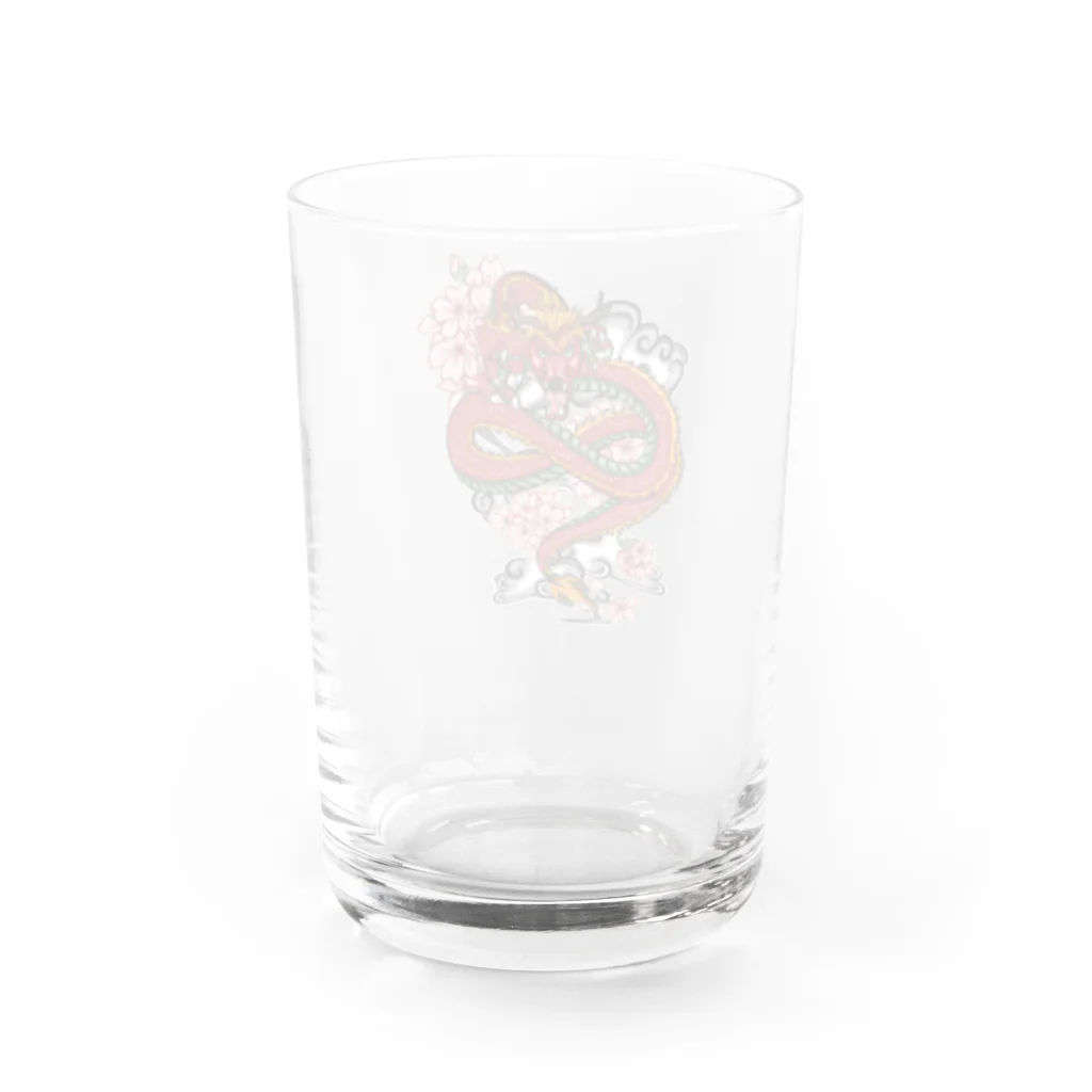 Makari M&PVの舞龍紅 Water Glass :back