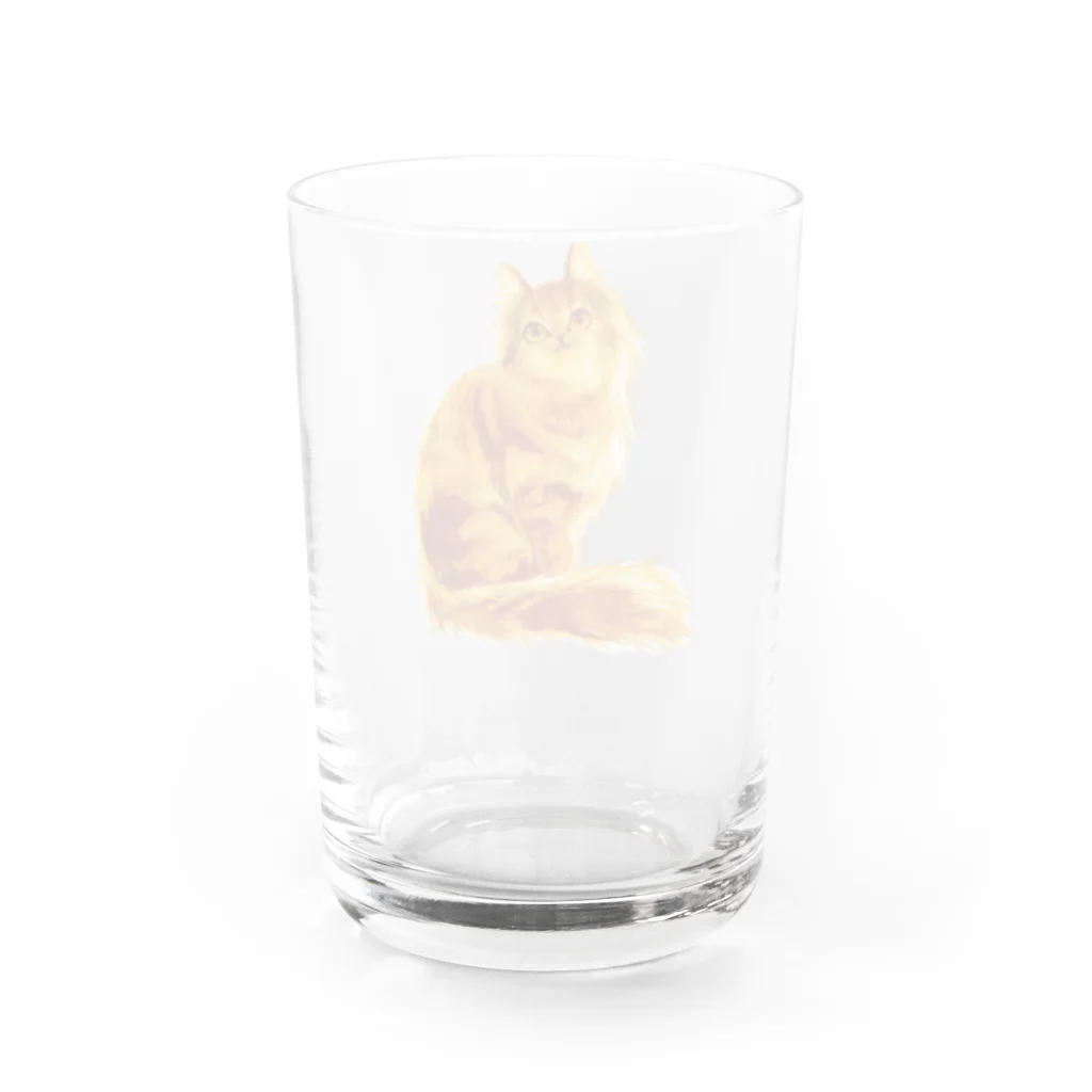 cats of hachiwabi🌱の046はちわびねこグッズ Water Glass :back