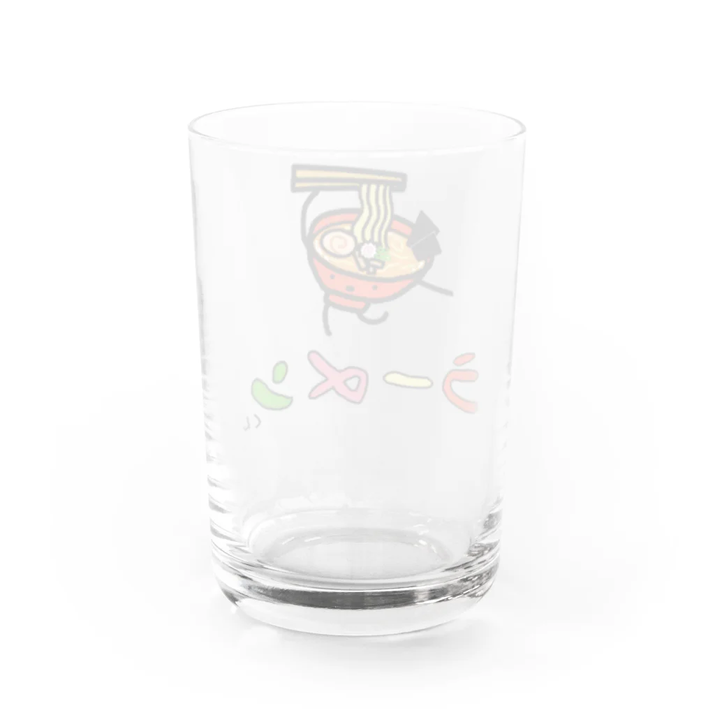 みしろんのうー〆ソくん Water Glass :back