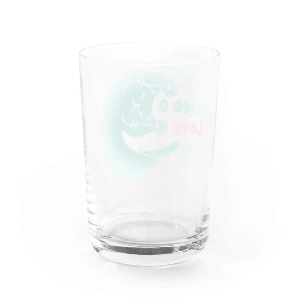 SU-KUの猫をLoveる・改 Water Glass :back