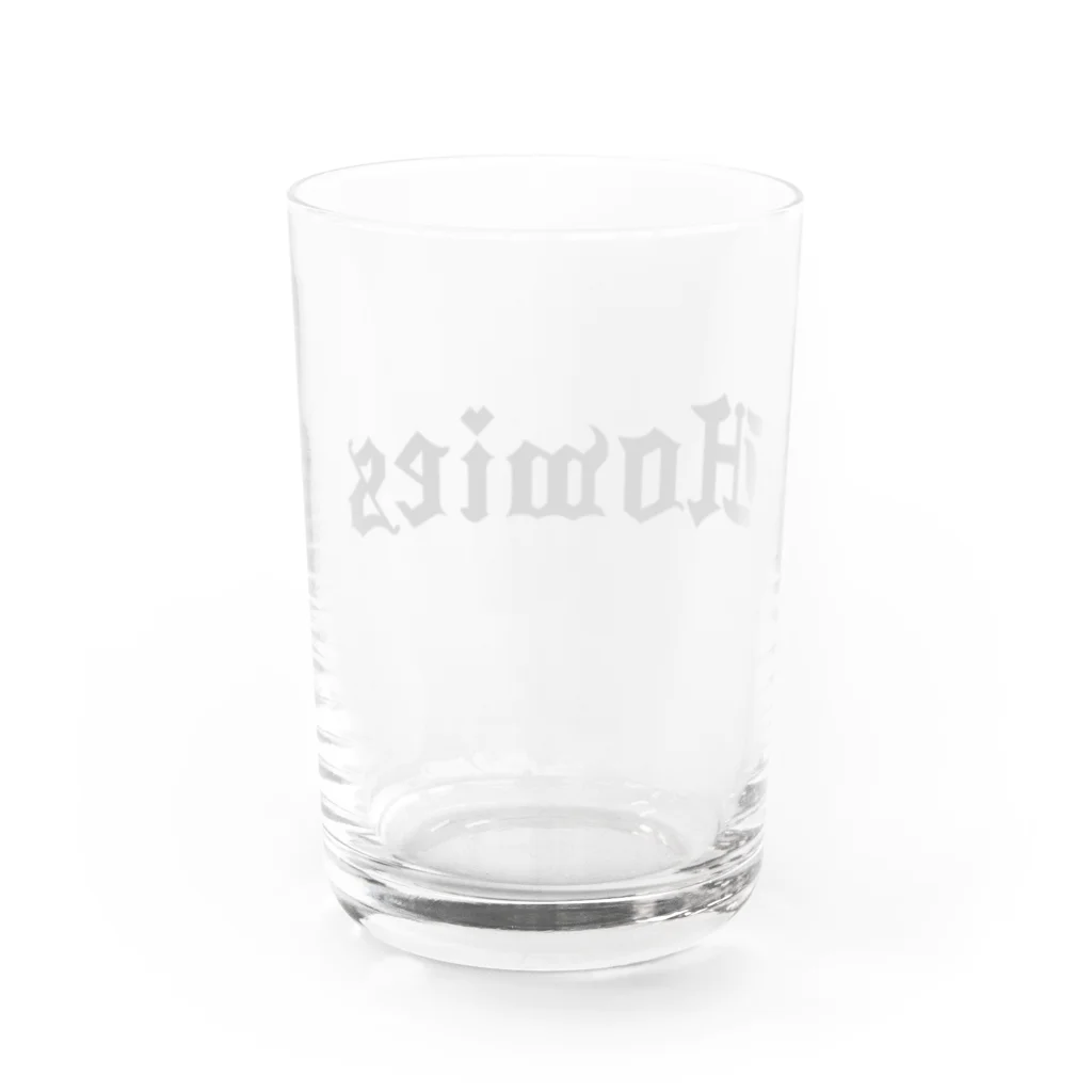 HomiesのHomies ロゴ Water Glass :back