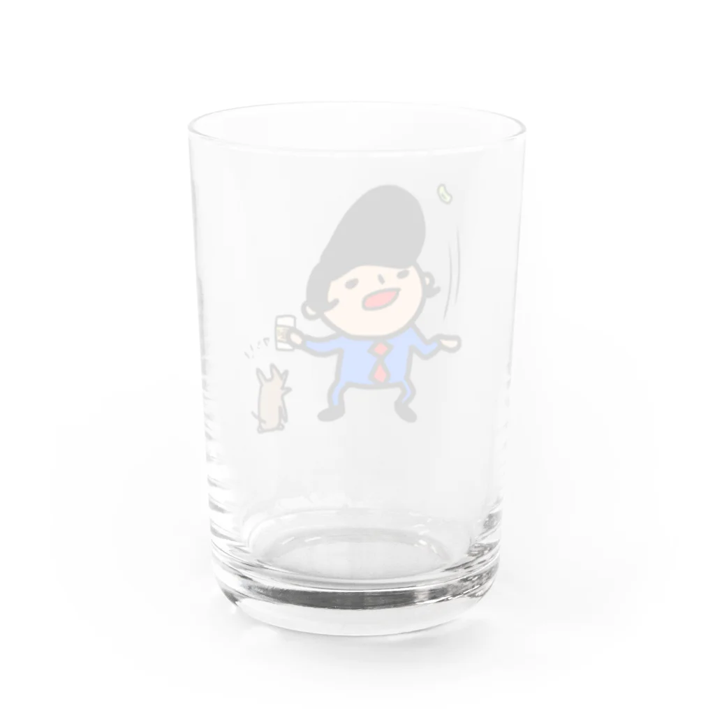 momino studio SHOPの曲食べ Water Glass :back