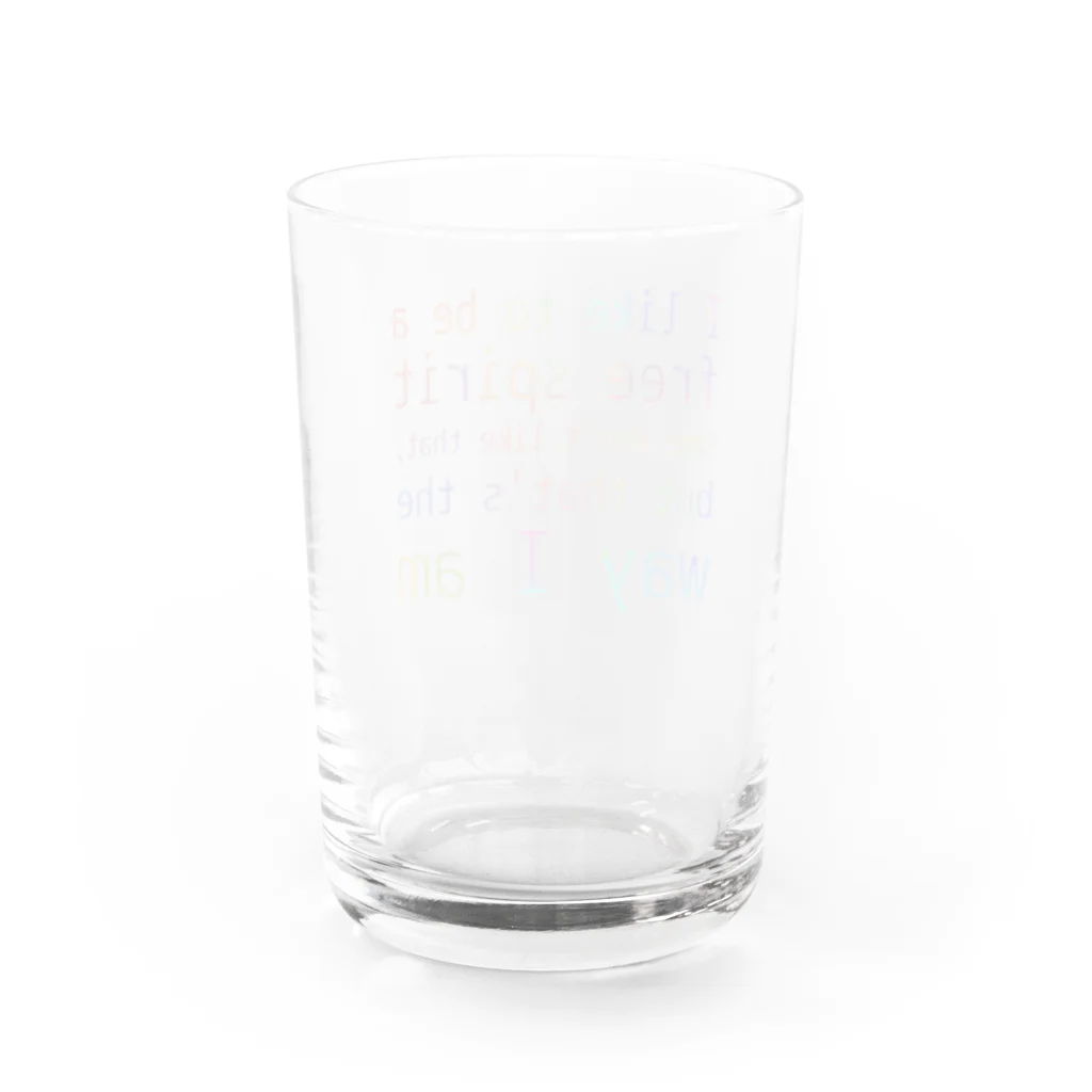 やんぐすけーるのやんぐすけーる・自由 Water Glass :back