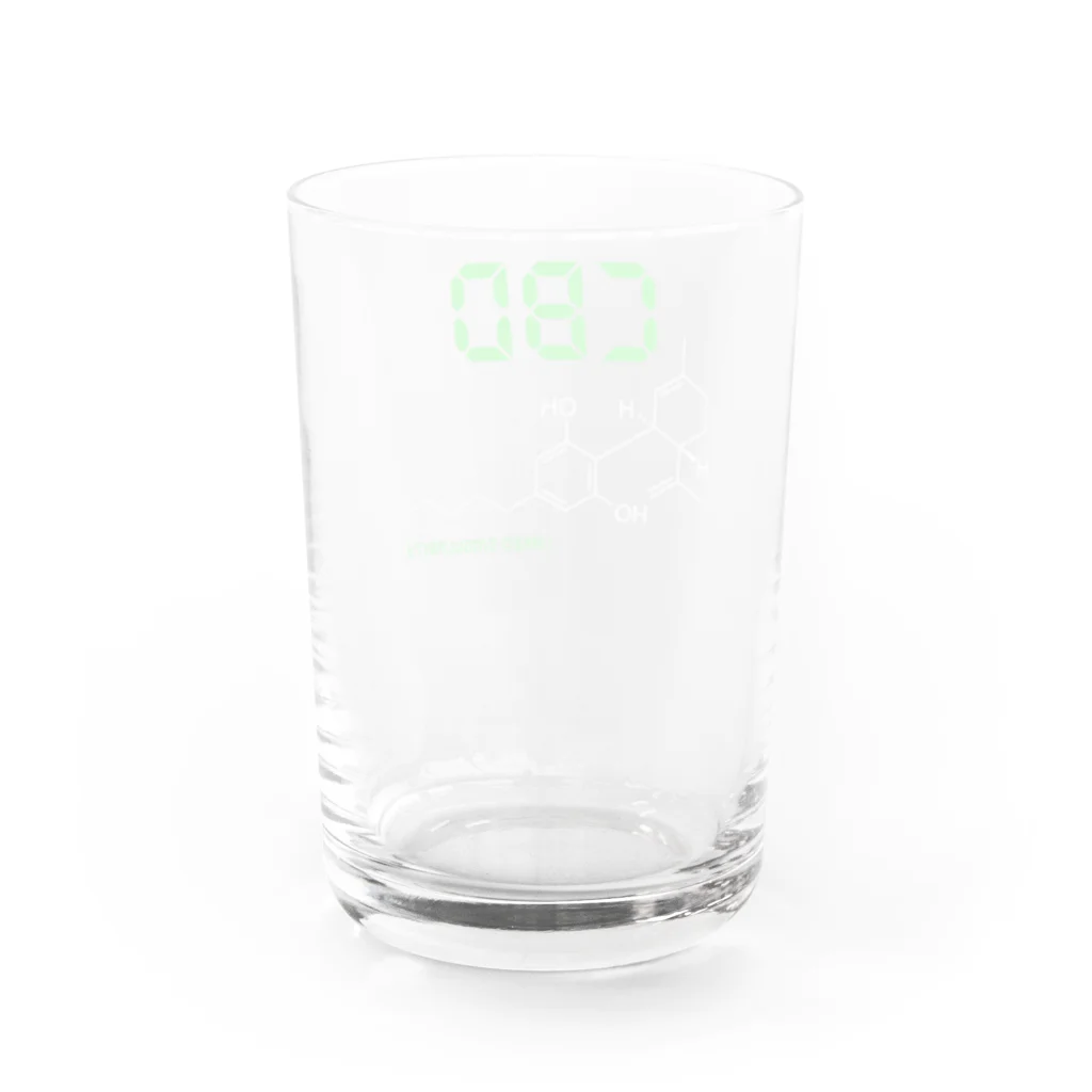 はだかのとくいてんのCannabidiol Water Glass :back