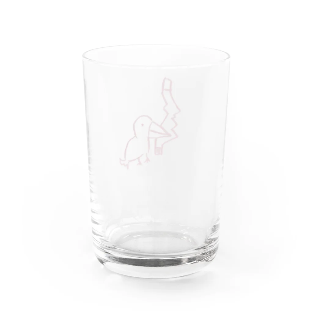 埼玉県はいちご味のキツツキトラップリップ Water Glass :back