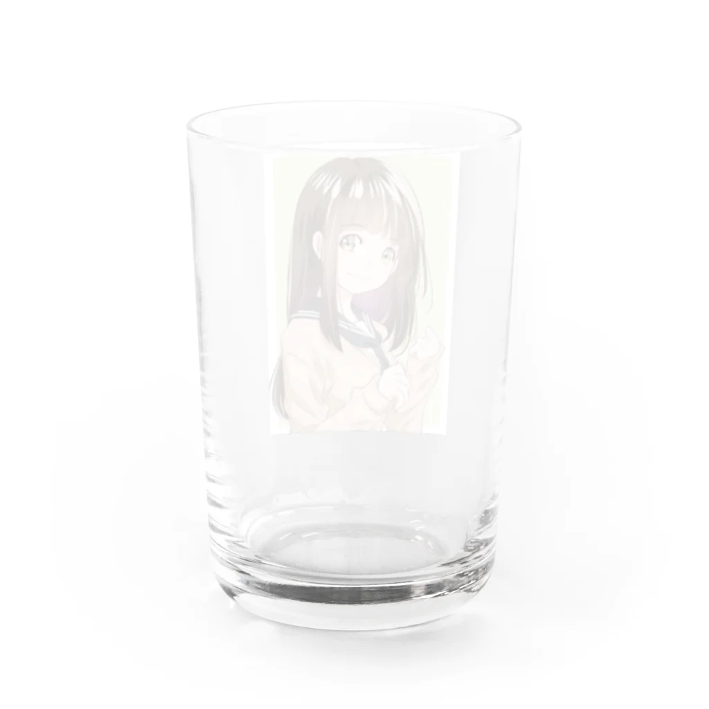 yanchikiのオリキャラグッズ店の林原　かすみ Water Glass :back