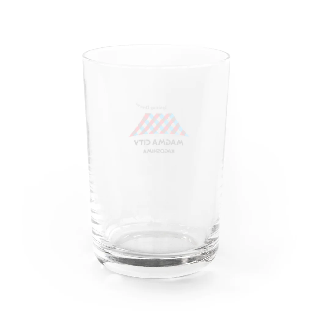 マグマシティ鹿児島市公式グッズショップのマグマシティグッズ（英語版） Water Glass :back