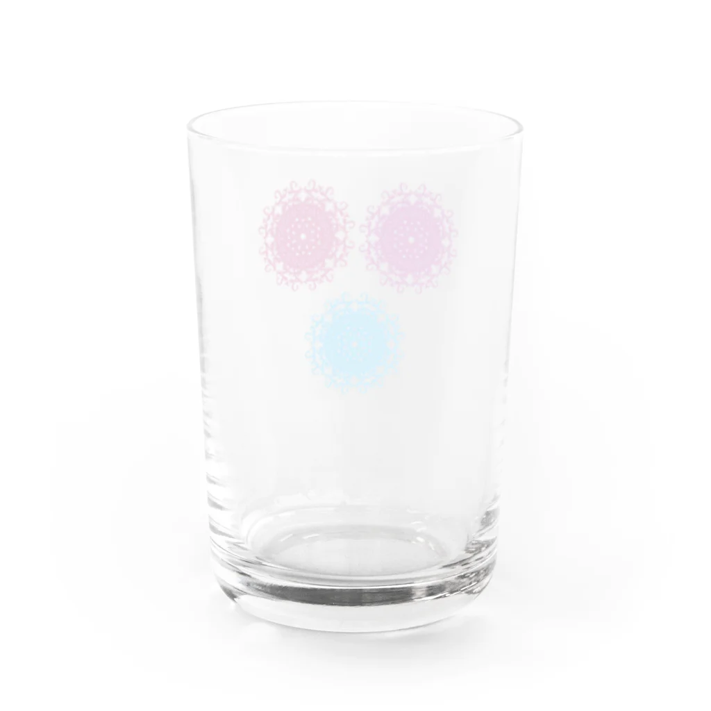 Contemporary　Artのflash  Water Glass :back