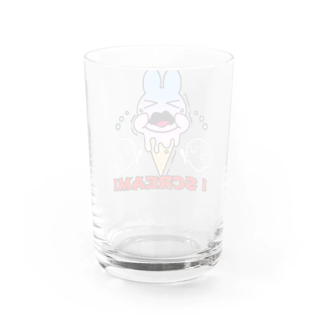 ピノコのI SCREAM！牛乳注いであげてね Water Glass :back