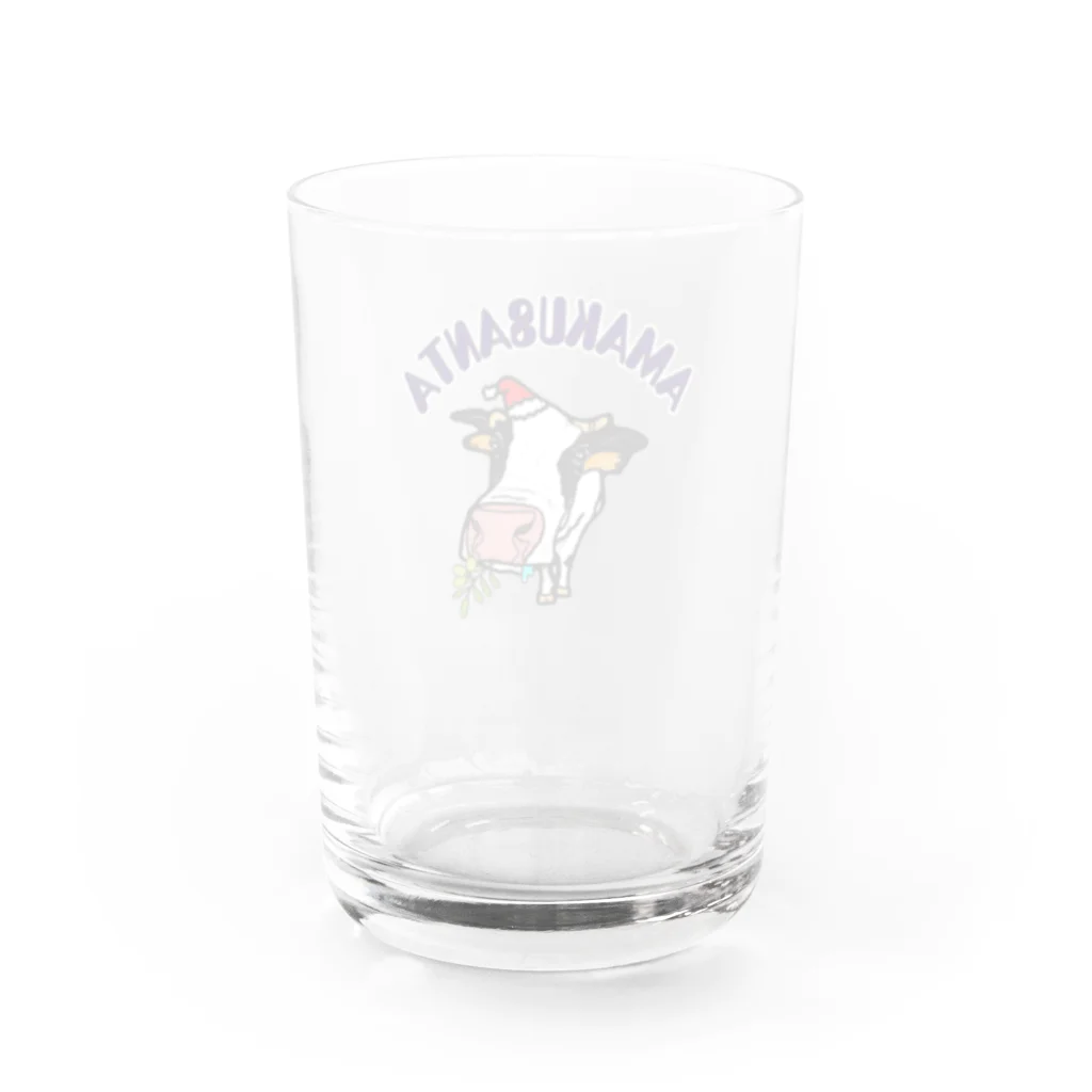 AMAKUSANTAのAMAKUSANTAのオリーブTシャツ Water Glass :back