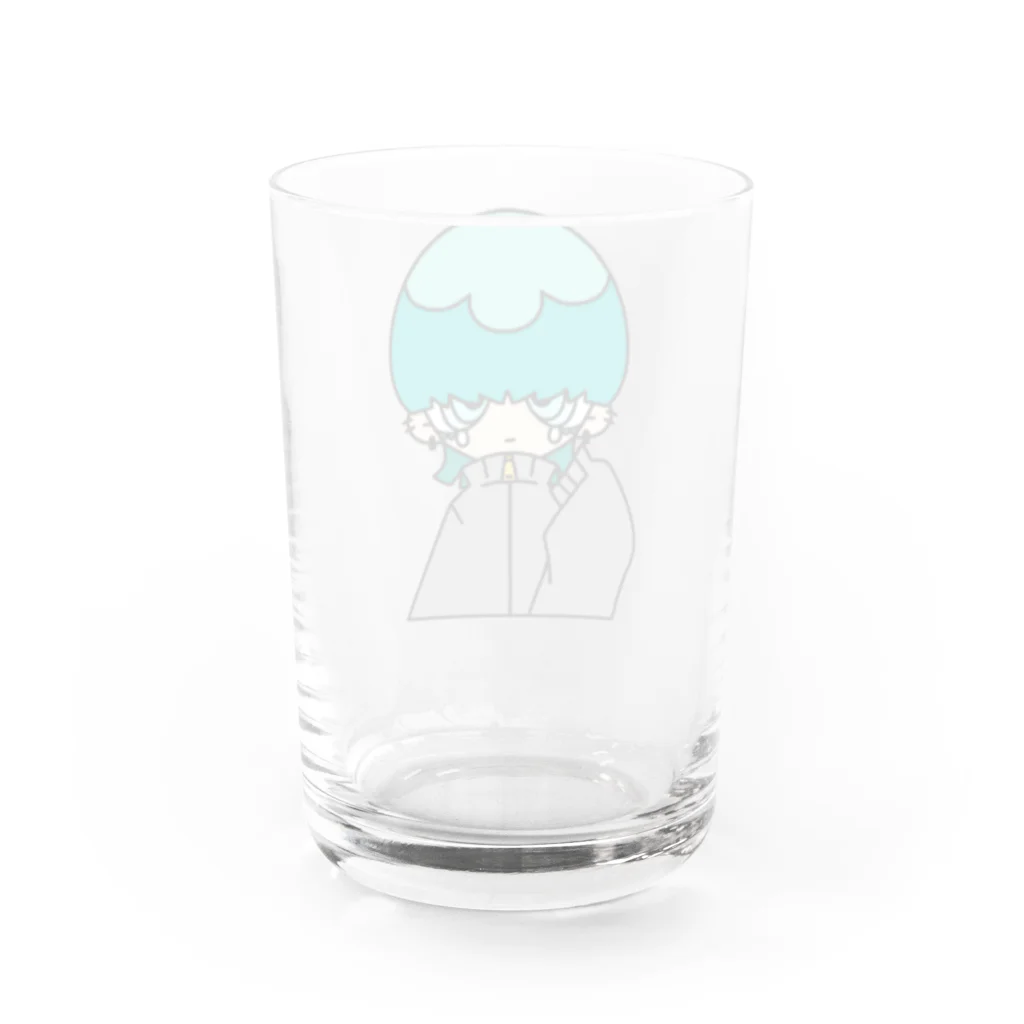 ぎうにう屋さんのくらげくん Water Glass :back