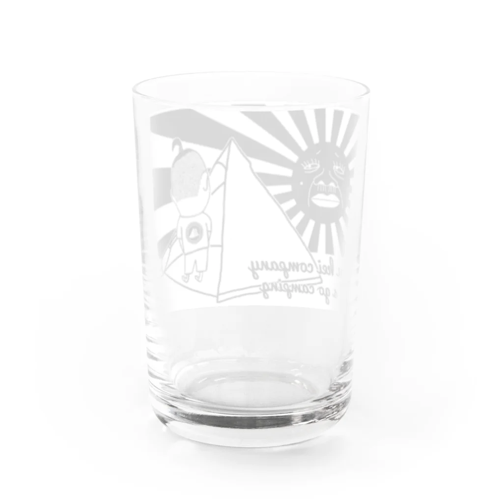 けいチャン🌽化け物製造工場の日章カラー Water Glass :back