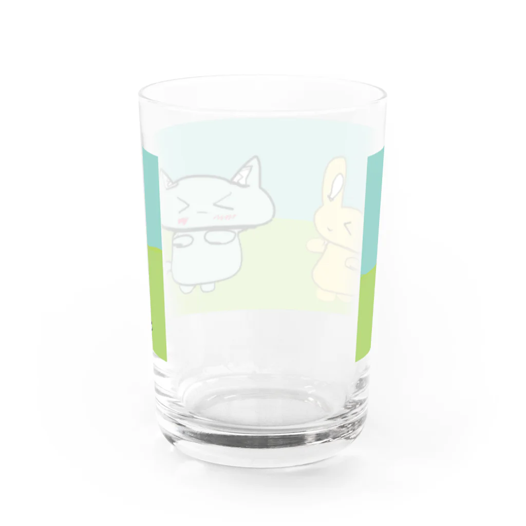 YAG STOREのまいごうさぎ Water Glass :back