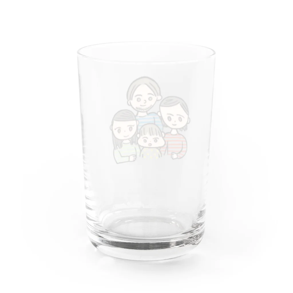 ねずみのかぞく Water Glass :back